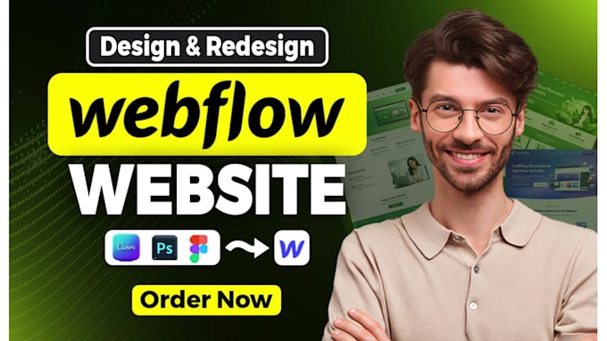 be your webflow expert to design, redesign, develop, or figma to webflow