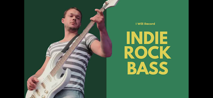 be your pro indie punk rock pop bass guitar player