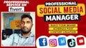 be your facebook instagram marketing manager, content creator