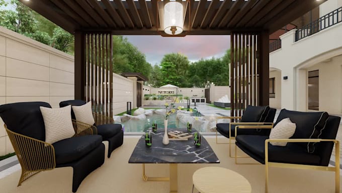 design 3d backyard design as landscape architect