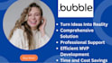 build your mvp saas ai powered app by bubble, n8n and apis