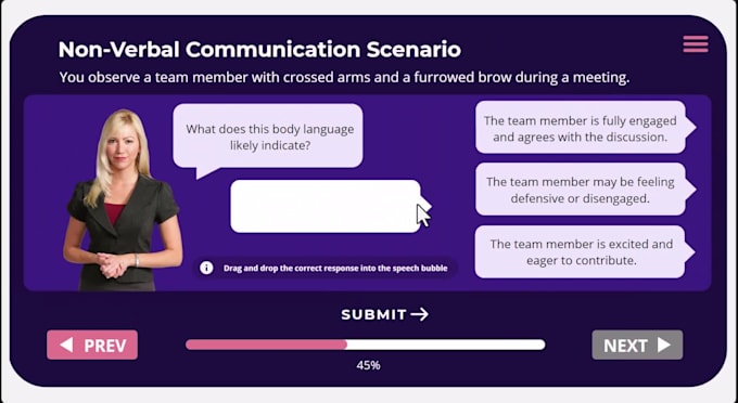 design a scorm, xapi compliant elearning course in articulate storyline