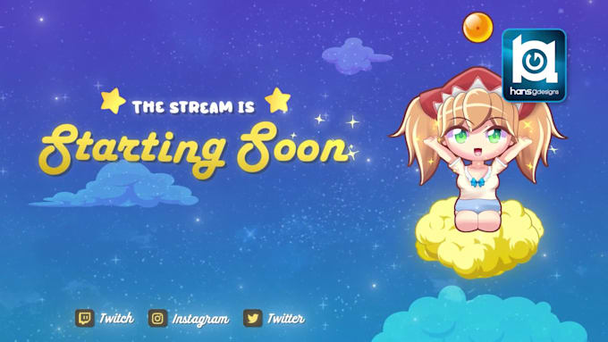 create animated scenes or screens for your twitch streams