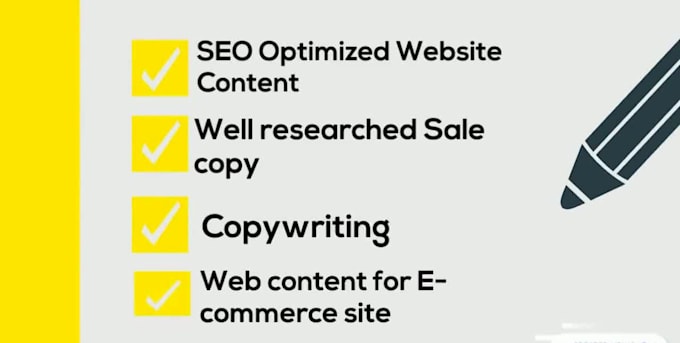 do professional copywriting for your website, ecommerce store