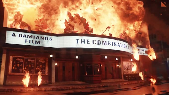 cinematic vfx explosions, fire gunshots visual art muzzle flashes to your video