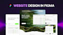 design a modern figma website UI UX