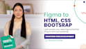 convert figma, PSD, xd to responsive HTML CSS bootstrap website