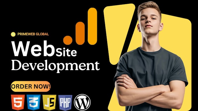 build or code website from scratch with HTML CSS javascript PHP and wordpress