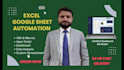 do excel and google sheets automation with dashboard macros