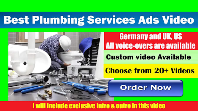 best plumbing services ads video