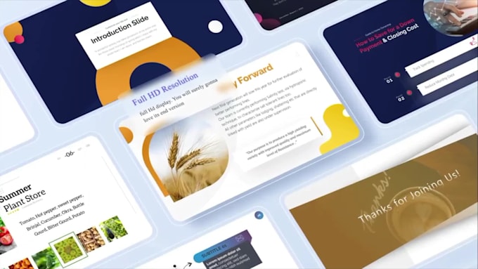 design professional powerpoint presentation and google slides
