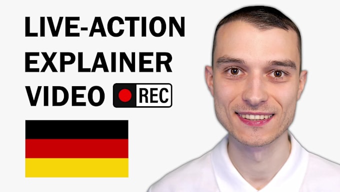 create a german live action explainer video for your company