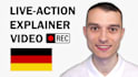 create a german live action explainer video for your company