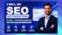 do seo optimization, audit, keyword research and off page optimization