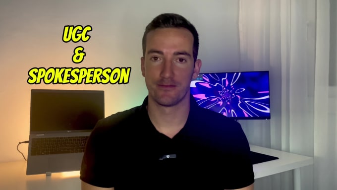 create an amazing spokesperson  and ugc video in english and spanish