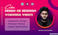 build wordpress website design or redesign wordpress website