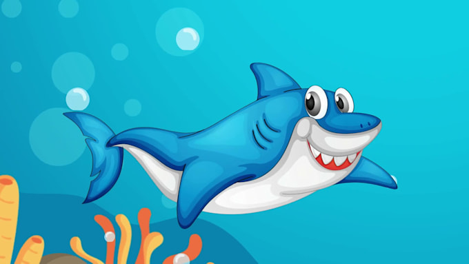 create lovely 2d animation for kids