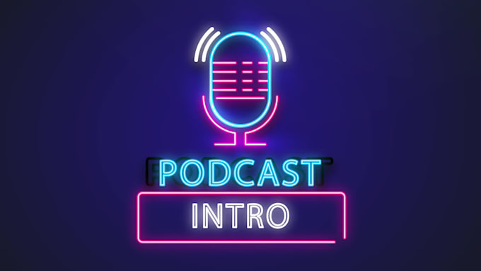 make podcast intro youtube intro outro logo animation