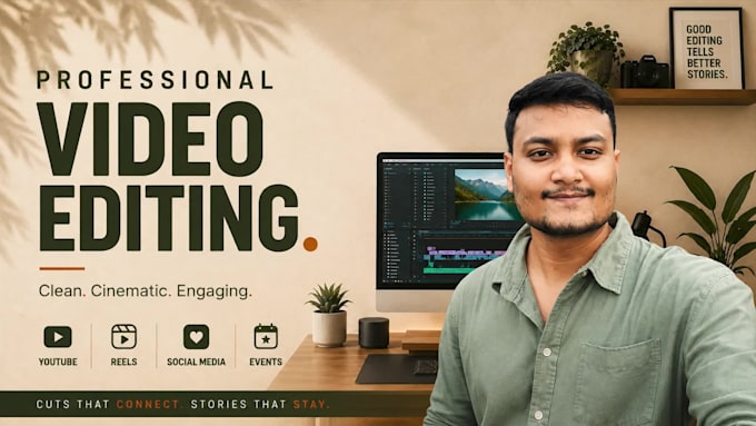 professionally edit videos for you