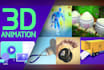 design a simple 3d animation