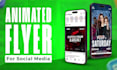 do animated post, flyer, poster, and google ad banner animation