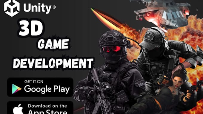 develop a 3d unity game for mobile, PC, or browser