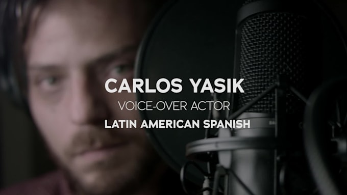 record a professional latin american spanish  voice over
