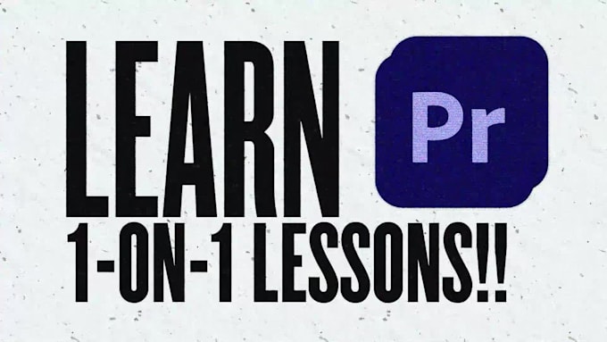give video editing lessons in premiere pro