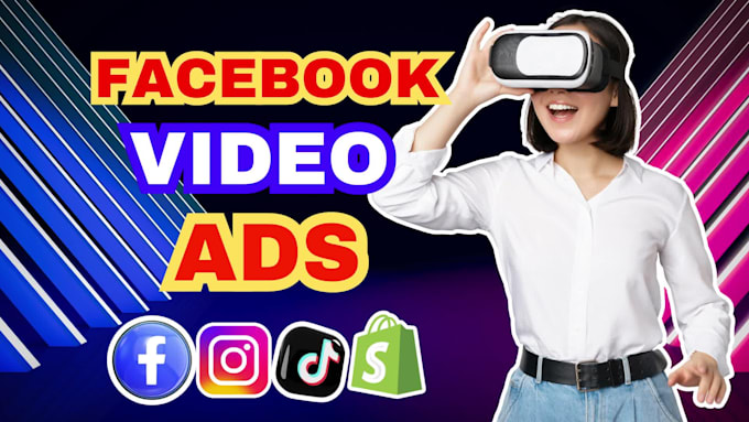 create shopify facebook video ads and dropshipping video ads