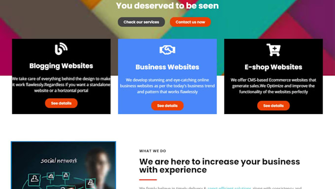 build websites in wordpress