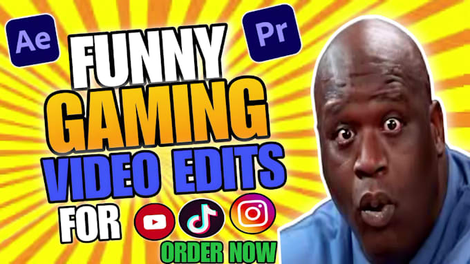 do funny gaming youtube video editing with free thumbnail