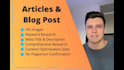 write engaging SEO articles and blog posts