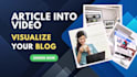 convert your article into video