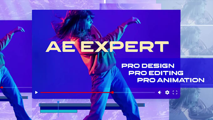 make professional custom animation video in after effects