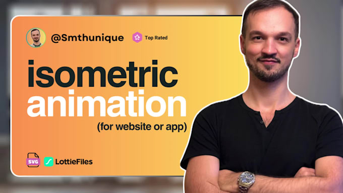 create ai powered isometric lottie animation for web and apps