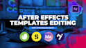 edit and extend timeline in any after effects template