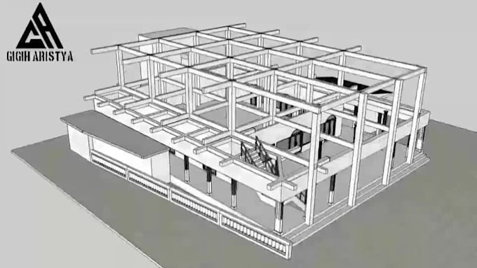 do sketchup 3d modeling for your architectural project