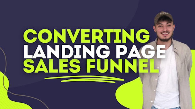 create a wordpress landing page, sales funnel with elementor