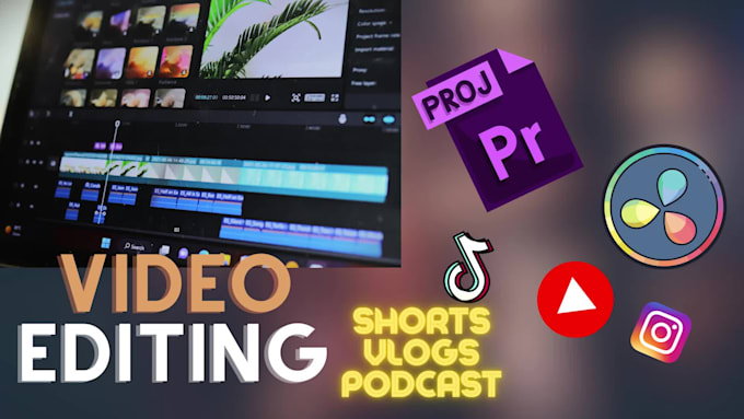 edit your social media videos, podcasts, vlogs, gameplays, promotional, etc