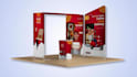 design backdrop, trade show booth exhibition and banners