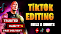 edit tik tok video, reels and shorts editing with captions