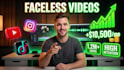 do ai faceless video for faceless youtube, instagram, tiktok