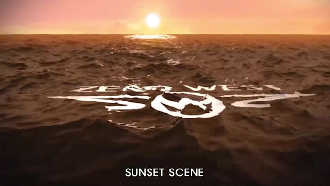 make this ocean logo animation intro video or youtube intro