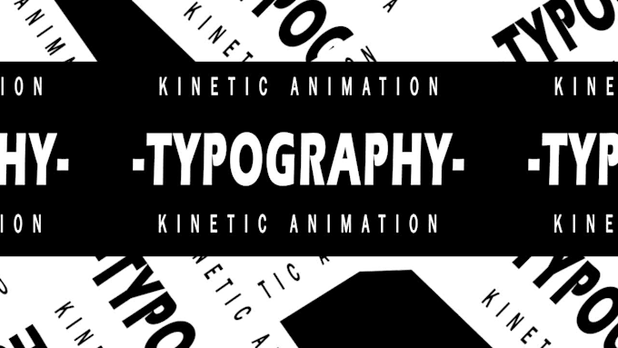 create energetic typography and text animation in 24 hours