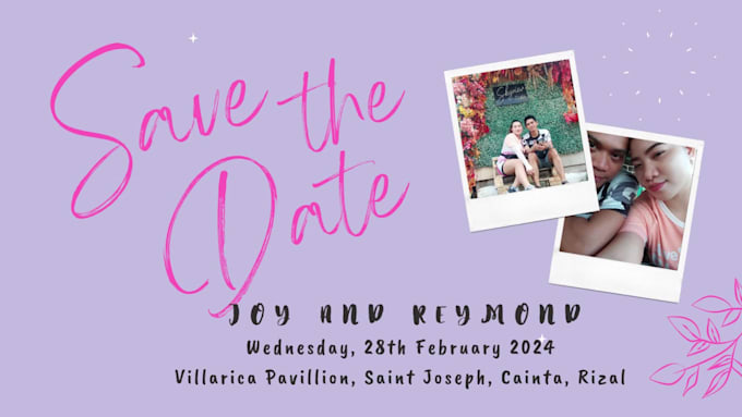 create a customized invitation video