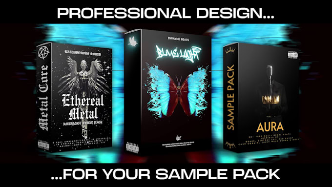 design cover art for your loop kit, drum kit, sample pack