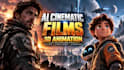 create cinematic ai short films and 3d pixar animations