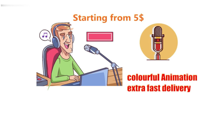 Cartoon Clip On Microphone For Public Speaking Podium Doodle High