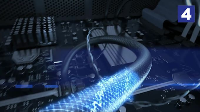 create amazing hi tech logo animation