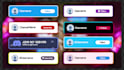 make clean social media lower third animations